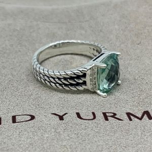 David Yurman Petite Wheaton Ring Prasiolite